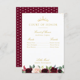 blommigt av hedersbevis för elegant inbjudningar