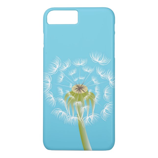 blommigt av Himlar Blue dandelion Case-Mate iPhone Skal (Baksida)