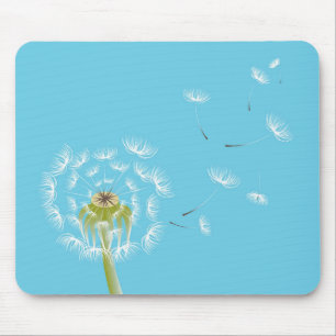 blommigt av Himlar Blue dandelion Musmatta