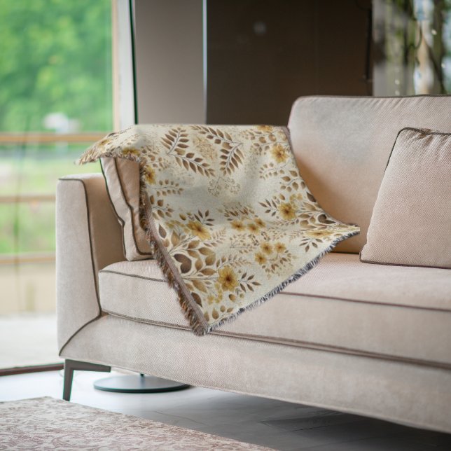 Blommigt av jordbruksmark filt (Skapare uppladdad)