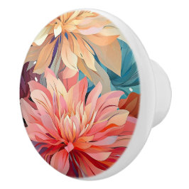 Blommigt av keramiska knop knopp