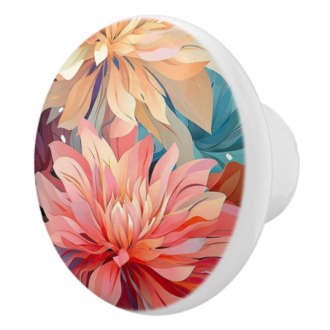 Blommigt av keramiska knop knopp (Höger)