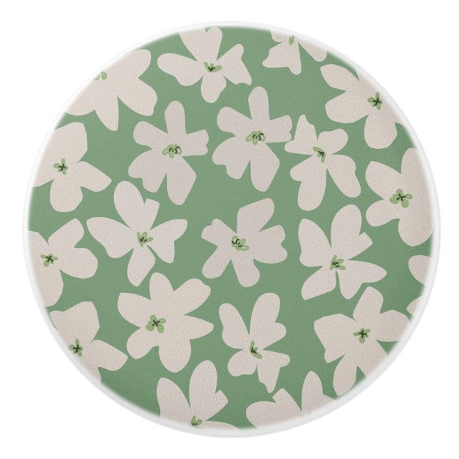 Blommigt av keramiska knop knopp (Framsidan)
