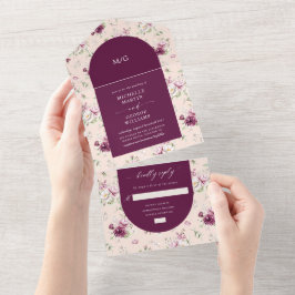 blommigt av magenta trädgård (inget ENV behövs)