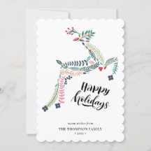 Blommigt av renar | Poinsettia Gräs Bough Lycklig