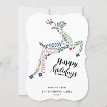 Blommigt av renar | Poinsettia Gräs Bough Lycklig