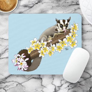 Blommigt av sockerreglage-cute musmatta
