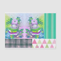 Blommigt av temat shabby chic Bok