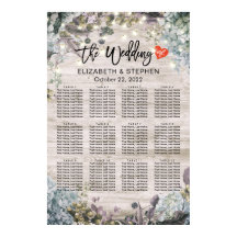 Blommigt av trästräng för bröllop-sätesdiagram, Lj