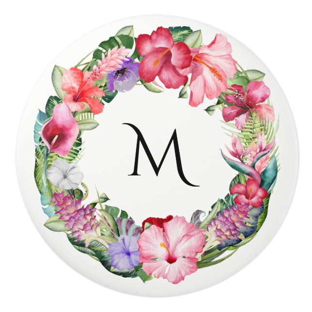 Blommigt av tropisk andedräkt Lei Hibiscus SommarC Knopp (Framsidan)