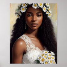 Blommigt  av vackra svarta Daisy
