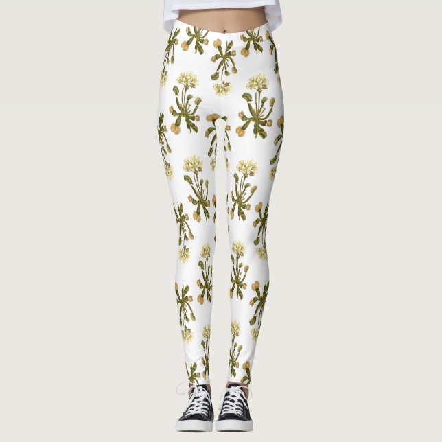 blommigt av venusflugfällor leggings (Framsida)