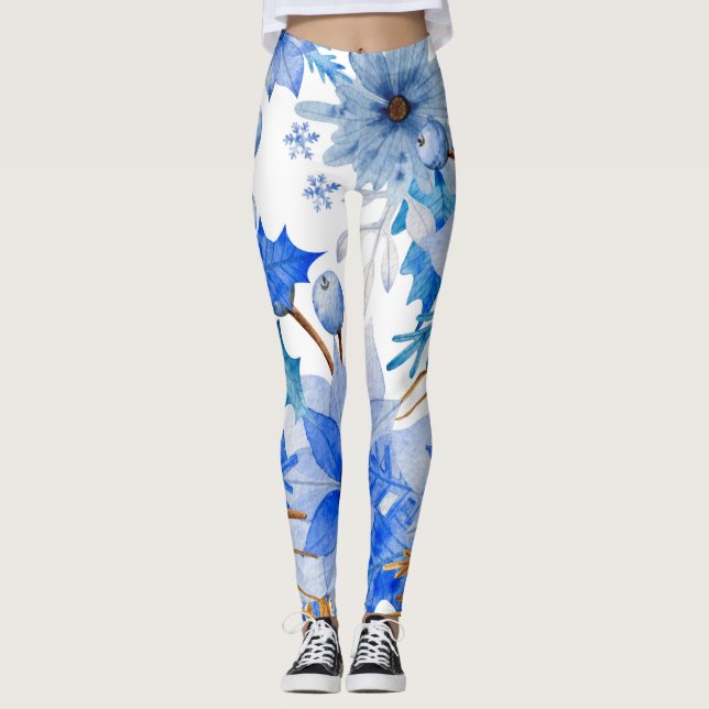 Blommigt av vintage leggings (Framsida)