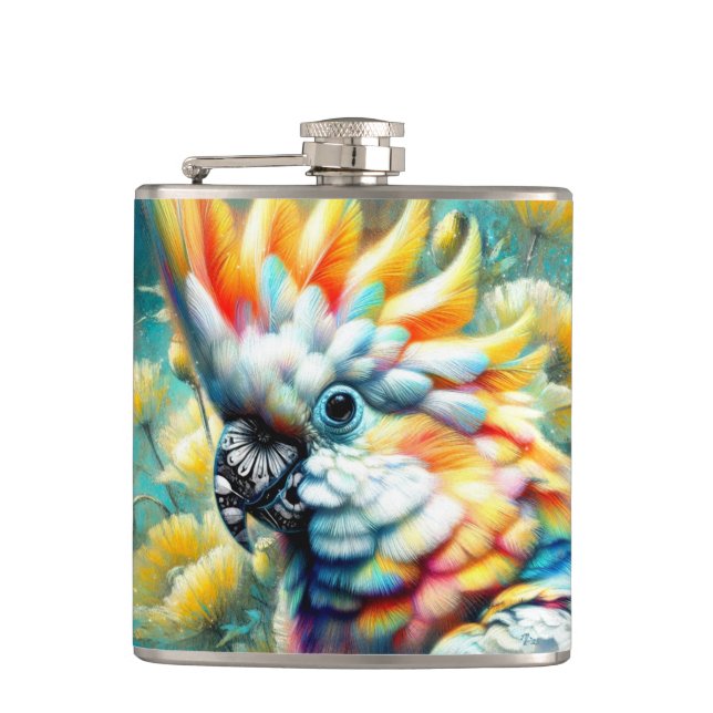 Blommigt av viskartad Gult av poppies Fickplunta (Framsidan)