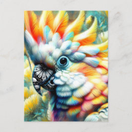 Blommigt av viskartad Gult av poppies Vykort