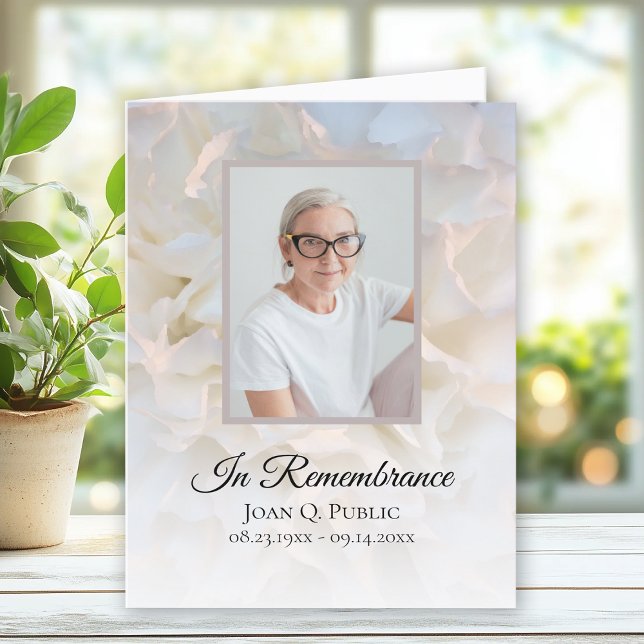 Blommigt av vita blodkroppar tack kort (Skapare uppladdad)