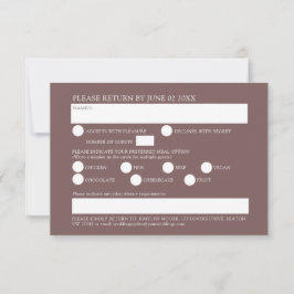 Blommigt av Wildblomma, alternativ för brunt fall- OSA Kort