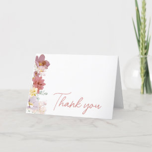 Blommigt Baby Bloom Baby Shower Tack Kort