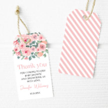 Blommigt baby bloombabydusch tack för att du gav M