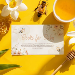 Blommigt Baby Shower Bokar för Baby Tilläggskort