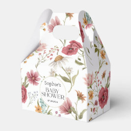 Blommigt Baby Shower Presentaskar