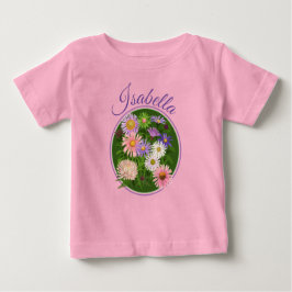 Blommigt Baby top - T-Shirt-romantisk bohemisk ros T Shirt