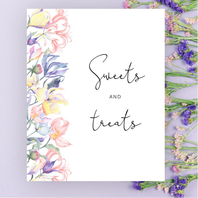 Blommigt babydusch Söder och tremor Poster (Skapare uppladdad)