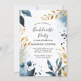 blommigt Bachelorette-parti Inbjudningar