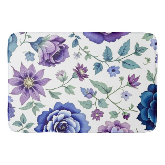 Blommigt Badrumsmatta (Framsidan)