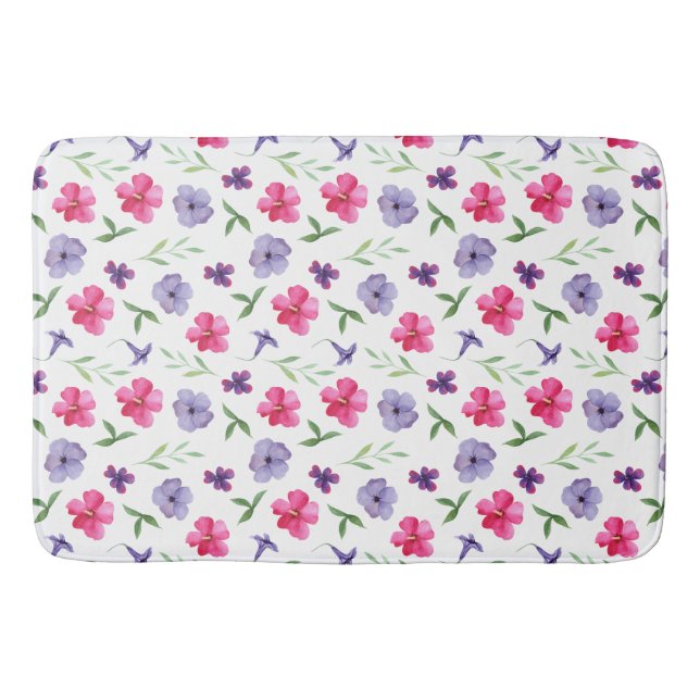 Blommigt Badrumsmatta (Framsidan)