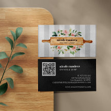 Blommigt Bakery Rolling Pin Patisserie QR CODE