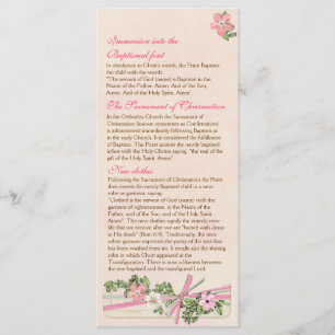 Blommigt Baptismal Program 4/5