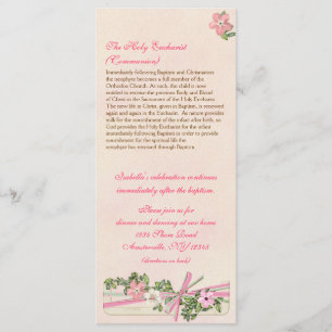 Blommigt Baptismal Program 5/5