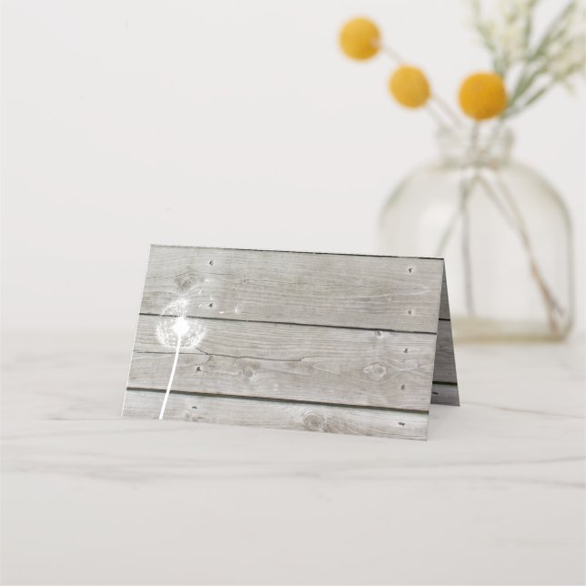 Blommigt Barn Board-mappade platskort Placeringskort (Framsida)