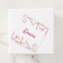 Blommigt bas mitzva-favoritpåse