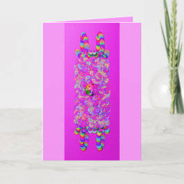 Blommigt bat mitzvah מָ גֵ ן דָ וִ ד kort