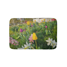 Blommigt Bath Mat