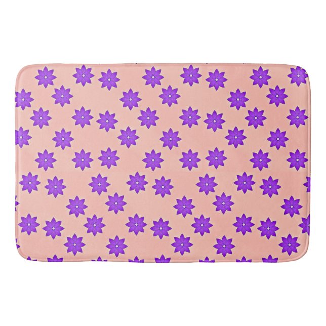 Blommigt Bath Mat! Badrumsmatta (Framsidan)