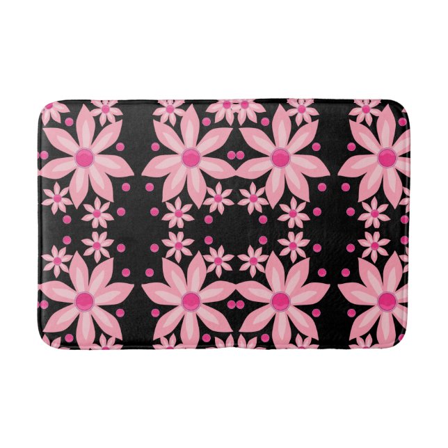 Blommigt Bathroom Bathmat Badrumsmatta (Framsidan)