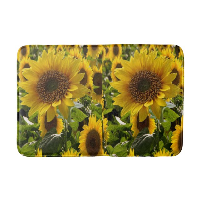 Blommigt Bathroom Bathmat Badrumsmatta (Framsidan)