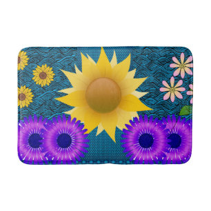 Blommigt Bathroom Bathmat Badrumsmatta