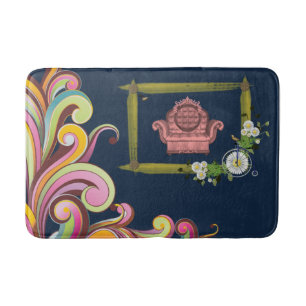 Blommigt Bathroom Bathmat Badrumsmatta