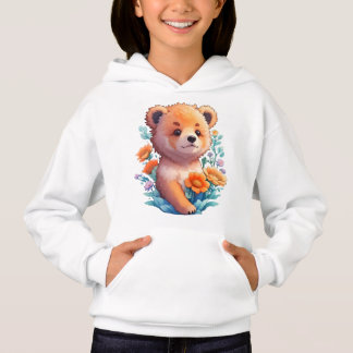 Blommigt Bear T Shirt