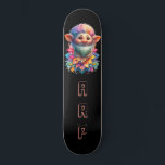 *~* Blommigt Beard Troll AP89 Neon Rainbow Initial Mini Skateboard Bräda 18,5 Cm<br><div class="desc">(Sökkod AP89 för Troll-objekt och AP88 för medeltida temaobjekt ) Överför enkelt till andra Zazzle-produkter. BLACK-bakgrundsskateboard. Den ljusa lycklig NEON Rainbow färg kommer bara ut i bilder och BREV i TROLL. Anpassa/anpassa INITIALER/MONOGRAM. Den konstiga slumpen Long Hair Troll. Bright RAINBOW neon färg. Har en BLUE BARD. Det här är en...</div>