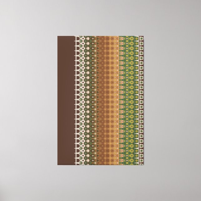 Blommigt Beauties granskad 3 Canvastryck (Framsida)