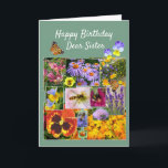 Blommigt Beauty Anpassningsbar Text Sister Birthda Anteckningskort<br><div class="desc">Detta vackra urval av foton samlades ursprungligen för en tävling och delades här för att naturen älskare skulle kunna njuta av.
Färgfullt höst löv har också halkat in i bild!</div>