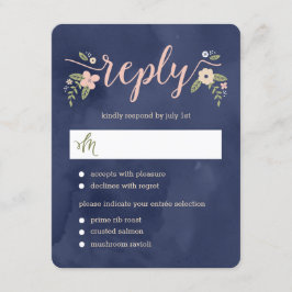 Blommigt Beauty Editable Färg Bröllop OSA Card Kort