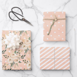 Blommigt Beige  om Rosa Bröllop