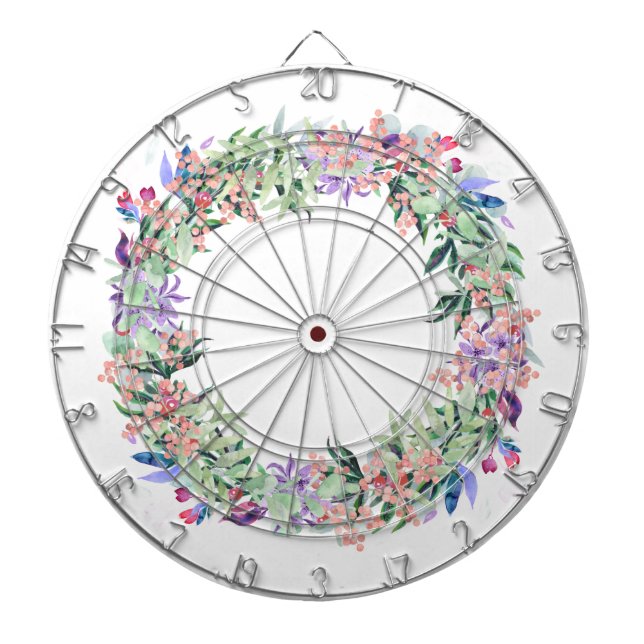 Blommigt Berries Wandan Darttavla (Framsidan)