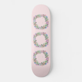 Blommigt Berries Wandan Mini Skateboard Bräda 18,5 Cm